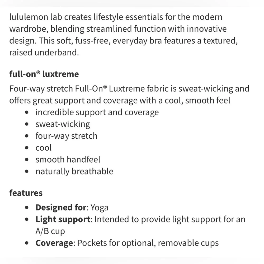 Lululemon Kasta Bra